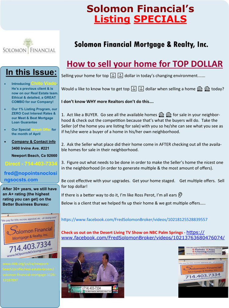 December 2024 - Our 1% Listing eNewsletter Hawaii what's my home worth low inventory home prices and current interest rates for REALTORS